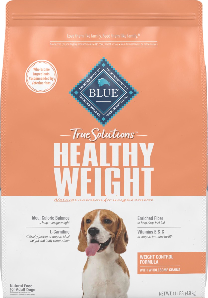 slide 6 of 9, BLUE Buffalo True Solutions Fit & Healthy Weight Control Adult Dog, 11 lb