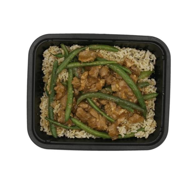 slide 1 of 1, Hy-Vee Szechuan Pork & Green Beans, 1 ct