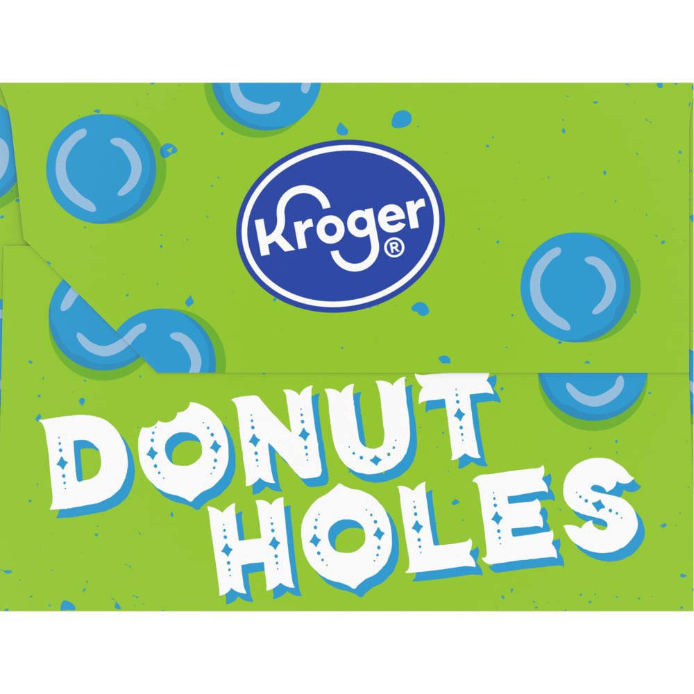 slide 3 of 6, Kroger Glazed Plain Donut Holes, 14 oz