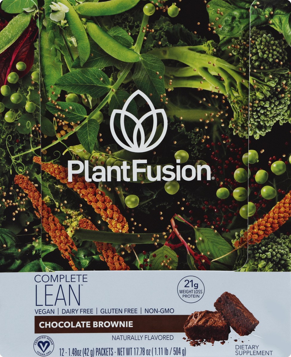 slide 1 of 8, PlantFusion Complete Lean 12 ea, 1.48 oz