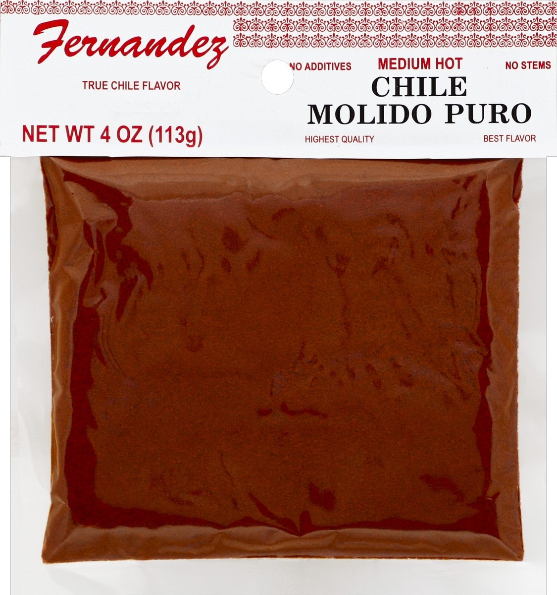 slide 1 of 4, Fernandez Chile 4 oz, 4 oz