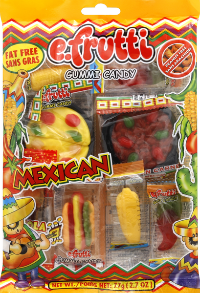 slide 1 of 1, E Frtti Efrutti Gummi Mexican, 1 ct