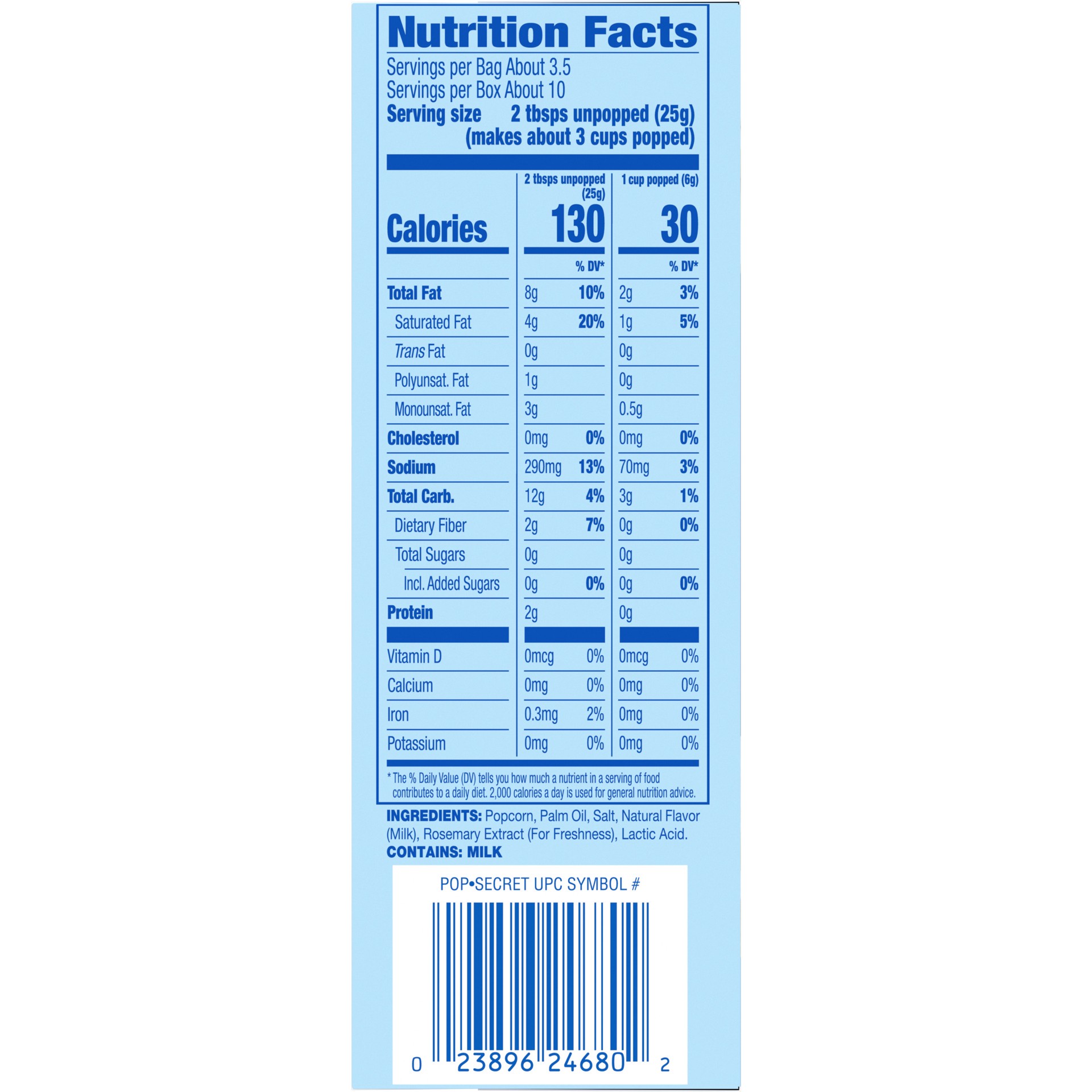 slide 3 of 5, Pop-Secret Microwave Popcorn, Homestyle Butter Flavor, 3.2 Oz Sharing Bags, 3 Ct, 9.6 oz