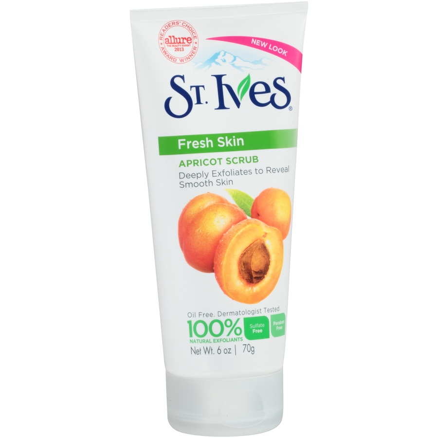 slide 2 of 7, St. Ives Fresh Skin Face Scrub Apricot, 6 oz