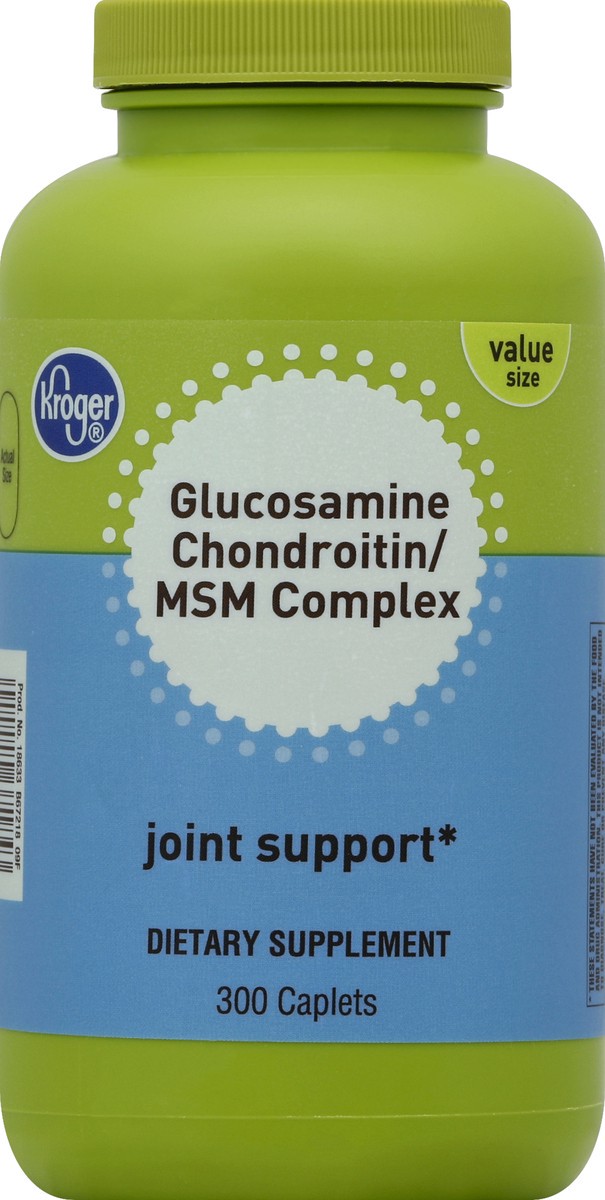 slide 2 of 2, Kroger Joint Support Glucosamine Chondroitin/Msm Complex, 300 ct