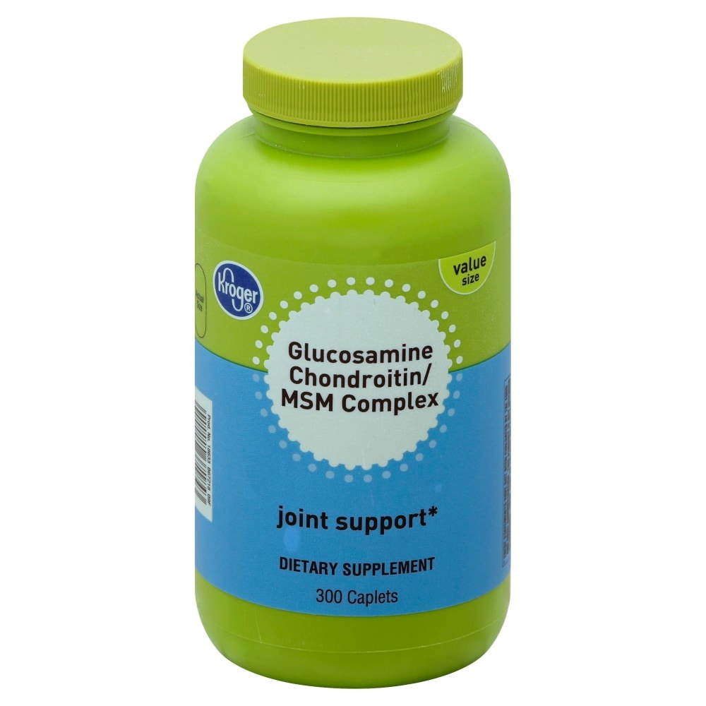 slide 1 of 1, Kroger Joint Support Glucosamine Chondroitin/Msm Complex, 300 ct