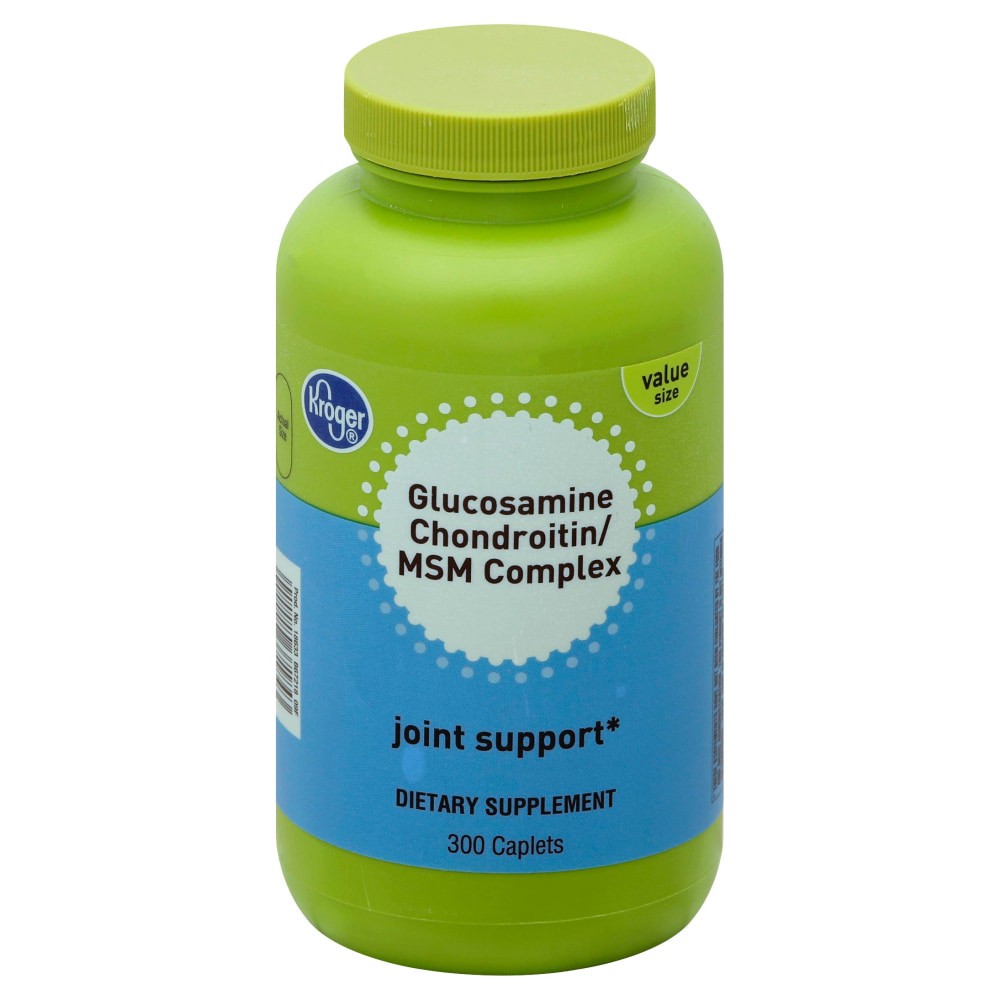 slide 1 of 2, Kroger Joint Support Glucosamine Chondroitin/Msm Complex, 300 ct