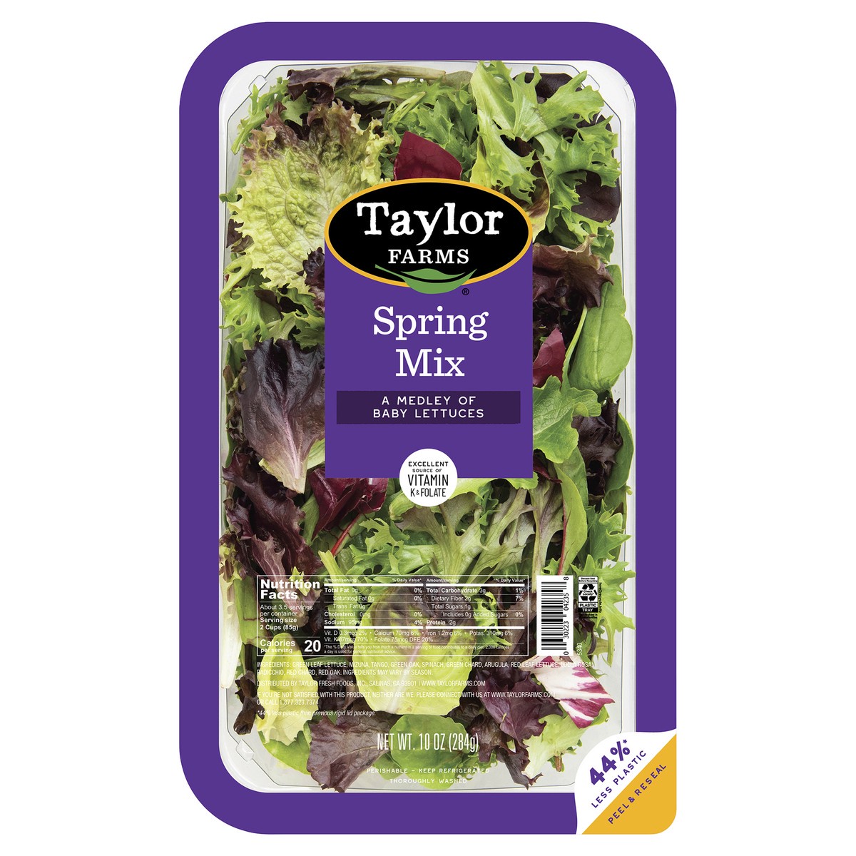 slide 8 of 8, Taylor Farms Spring Mix 10oz, 10 oz