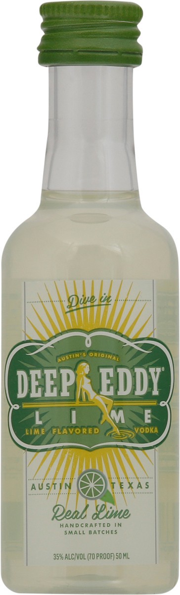 slide 1 of 3, Deep Eddy Lime Flavored Vodka 50 ml Bottle, 50 ml