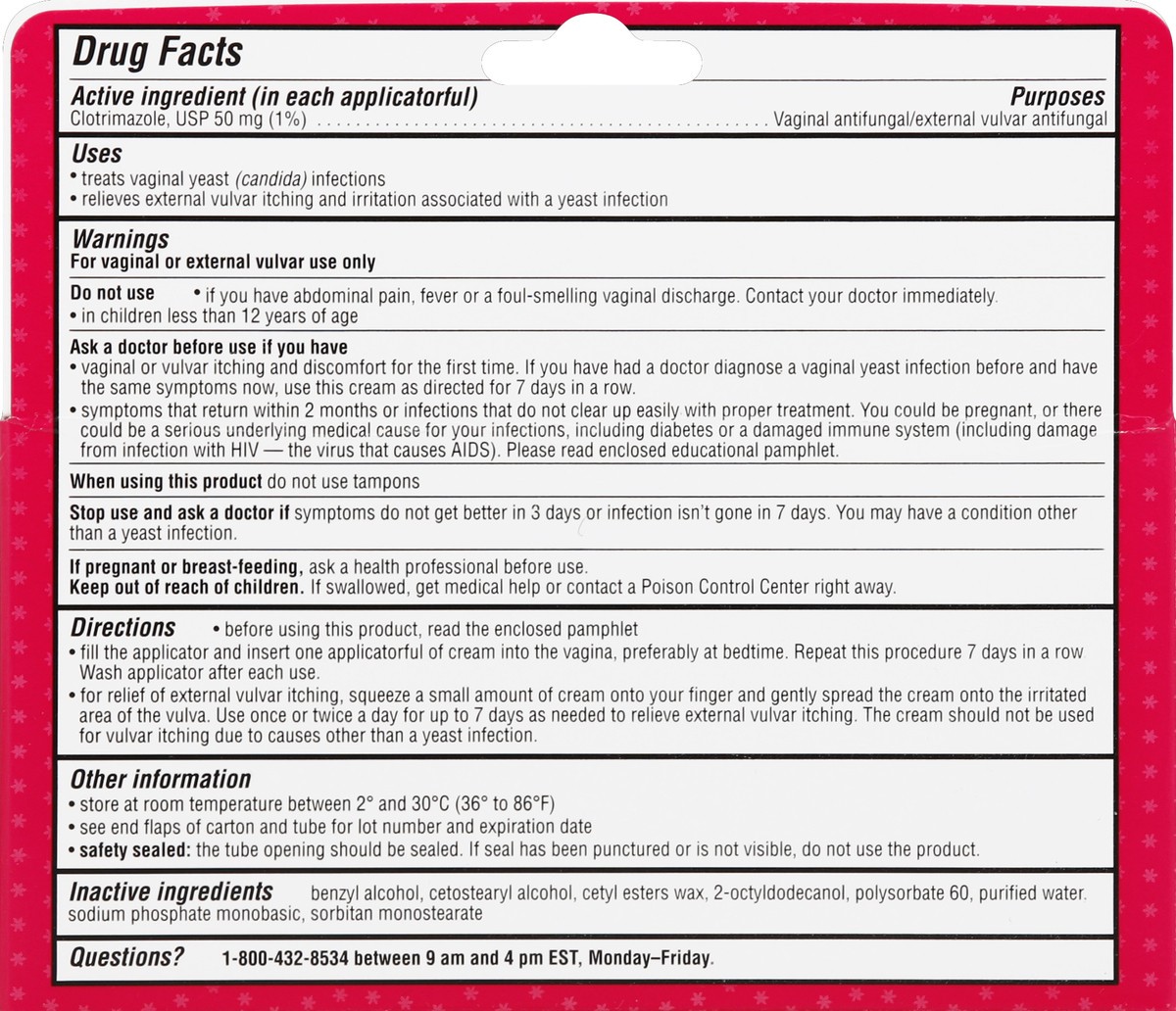 slide 4 of 6, Walgreens Clotrimazole Vaginal Antifungal Cream, 1.5 oz