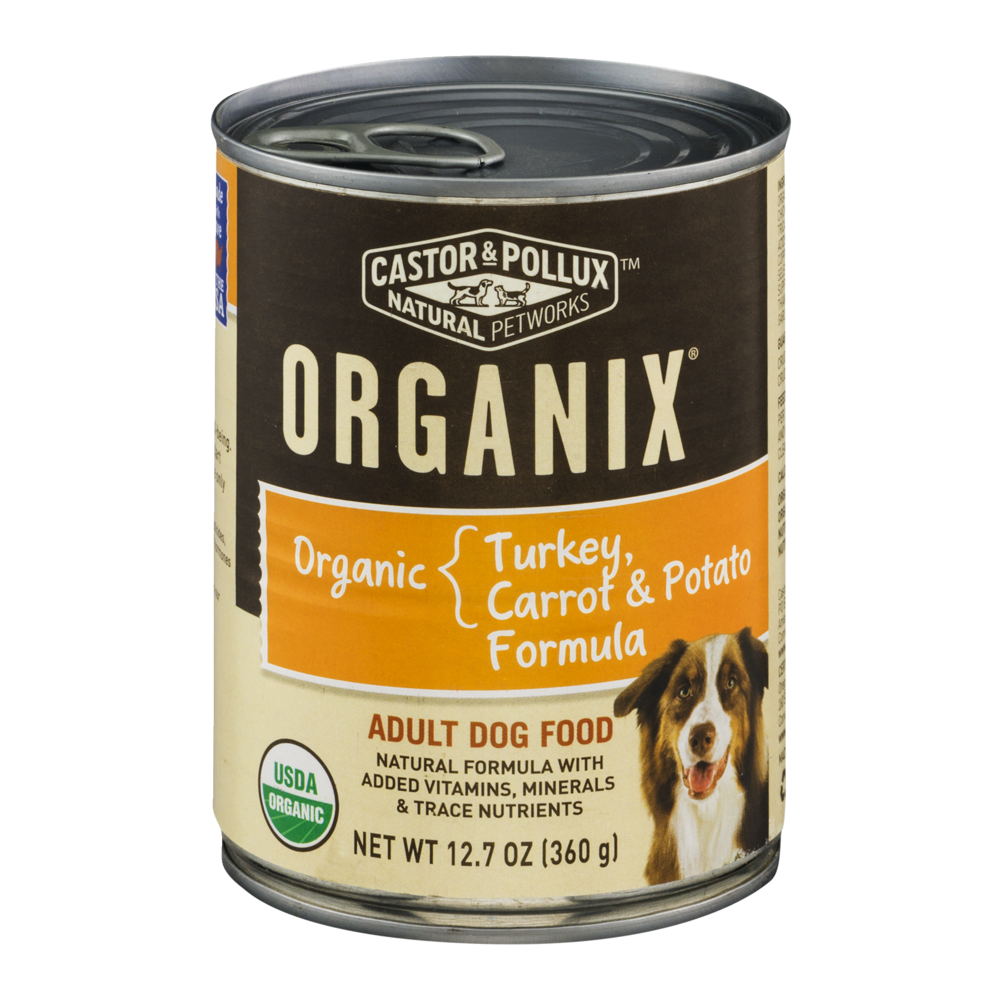 slide 1 of 2, Castor & Pollux Organix Turkey Organic Carrots And Potatoes Canine Formula, 12.7 oz