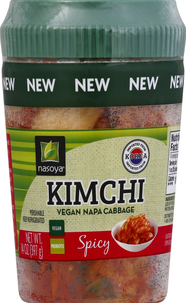 slide 3 of 6, Nasoya Spicy Kimchi, 14 oz