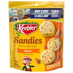 Ferrero Keebler Sandies Pecan Shortbread Cookies, Treat Size Cookies
