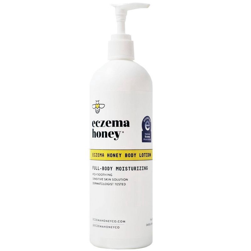 slide 1 of 7, Eczema Honey Body Lotion, 16 oz