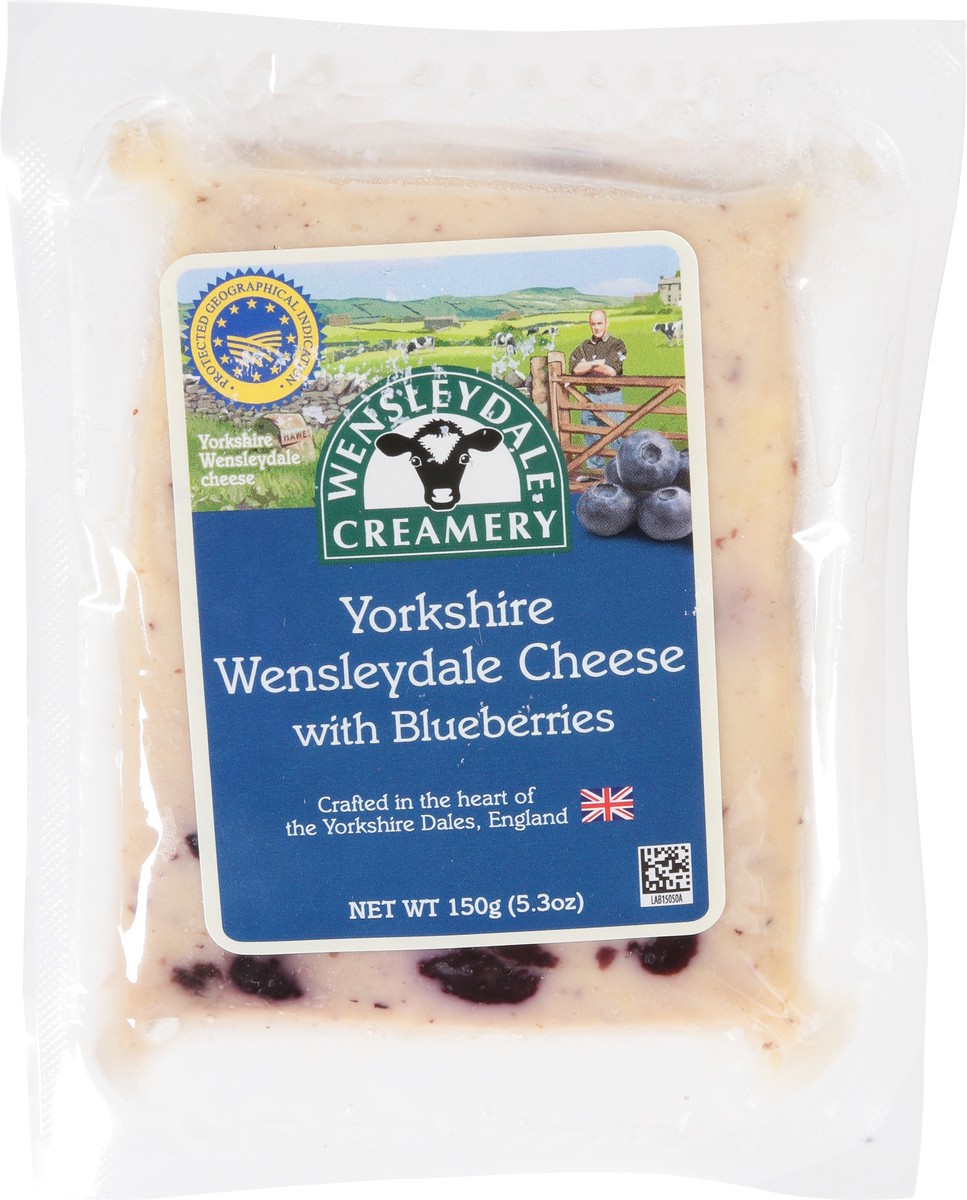 slide 2 of 11, Wensleydale Creamery Yorkshire Wensleydale Cheese with Blueberries 5.3 oz, 5.29 oz