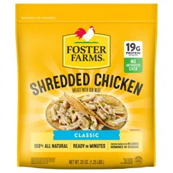 Foster Farms Shredded Chicken Breast - 20 Oz