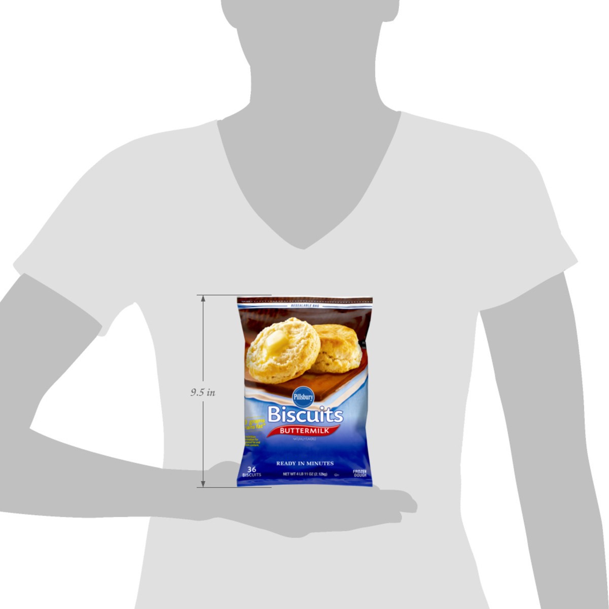 slide 7 of 13, Pillsbury Buttermilk Biscuits, 36CT, 36 ct