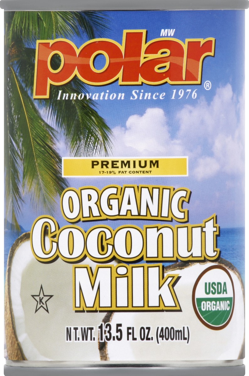 slide 2 of 2, Polar Premium Organic Coconut Milk, 13.5 oz