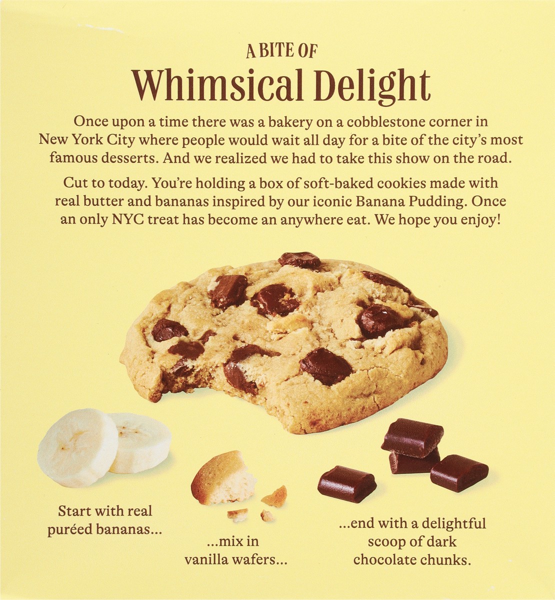 slide 9 of 9, Magnolia Bakery Chocolate Chunk Banana Pudding Cookies 4 - 2 oz Cookies, 4 ct