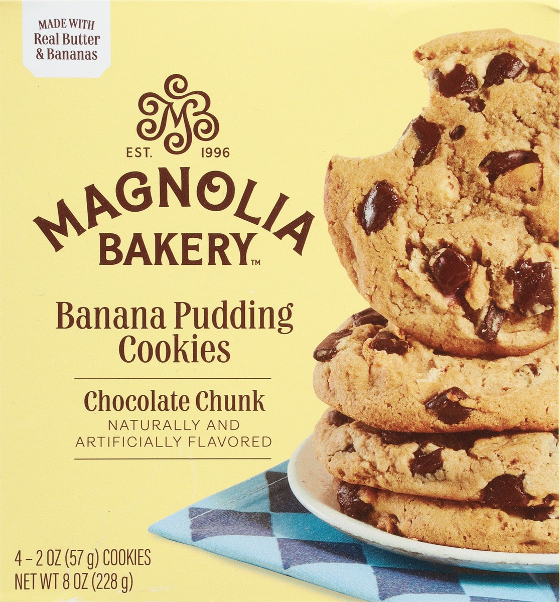 slide 2 of 9, Magnolia Bakery Chocolate Chunk Banana Pudding Cookies 4 - 2 oz Cookies, 4 ct