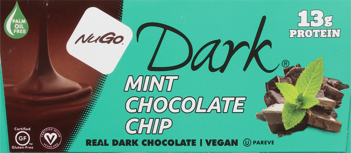 slide 5 of 9, Nugo Choc Chip Mint Chocolate Bar, 1.76 oz