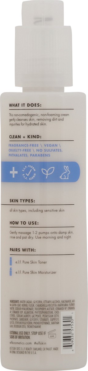 slide 4 of 9, e.l.f. Skin Pure Skin Cleanser 6.09 fl oz, 6.09 fl oz