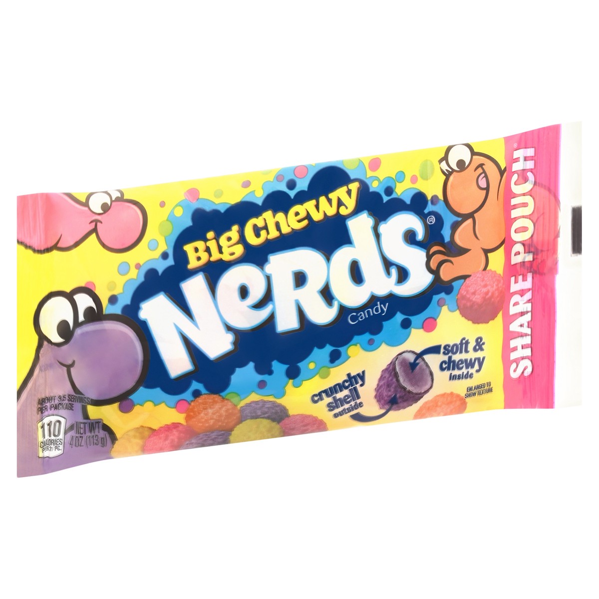 slide 11 of 11, Nerds Big Chewy Candy Share Pouch 142898 4 oz, 4 oz