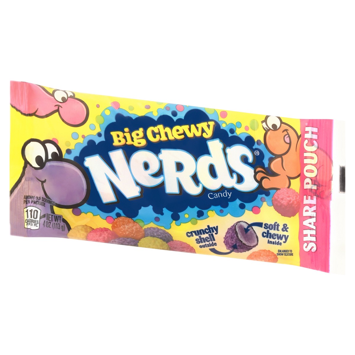 slide 4 of 11, Nerds Big Chewy Candy Share Pouch 142898 4 oz, 4 oz