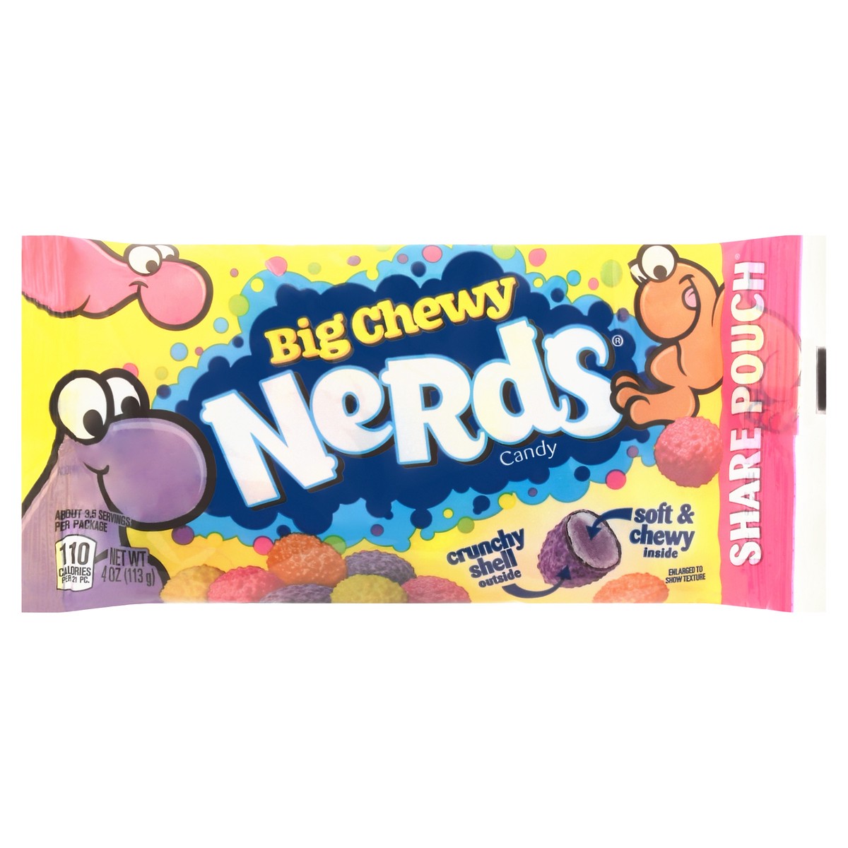 slide 8 of 11, Nerds Big Chewy Candy Share Pouch 142898 4 oz, 4 oz