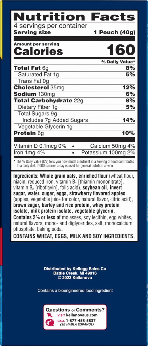 slide 12 of 14, Nutrigrain Nutri-Grain Cereal Bars Strawberry 5.6oz, 5.6 oz