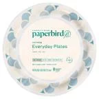 Paperbird Plates 8.62 Inch Decorated Strong Everyday