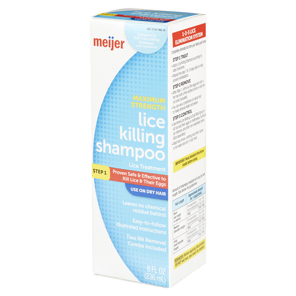 slide 8 of 29, Meijer Lice Killing Shampoo Treatment, 8 oz