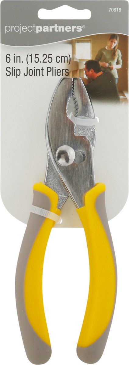 slide 7 of 9, Project Partners 6 Inch Slip Joint Pliers 1 ea, 1 ct