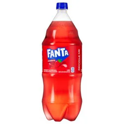 Fanta Strawberry Soda Fruit Flavored Soft Drink, 2 Liters