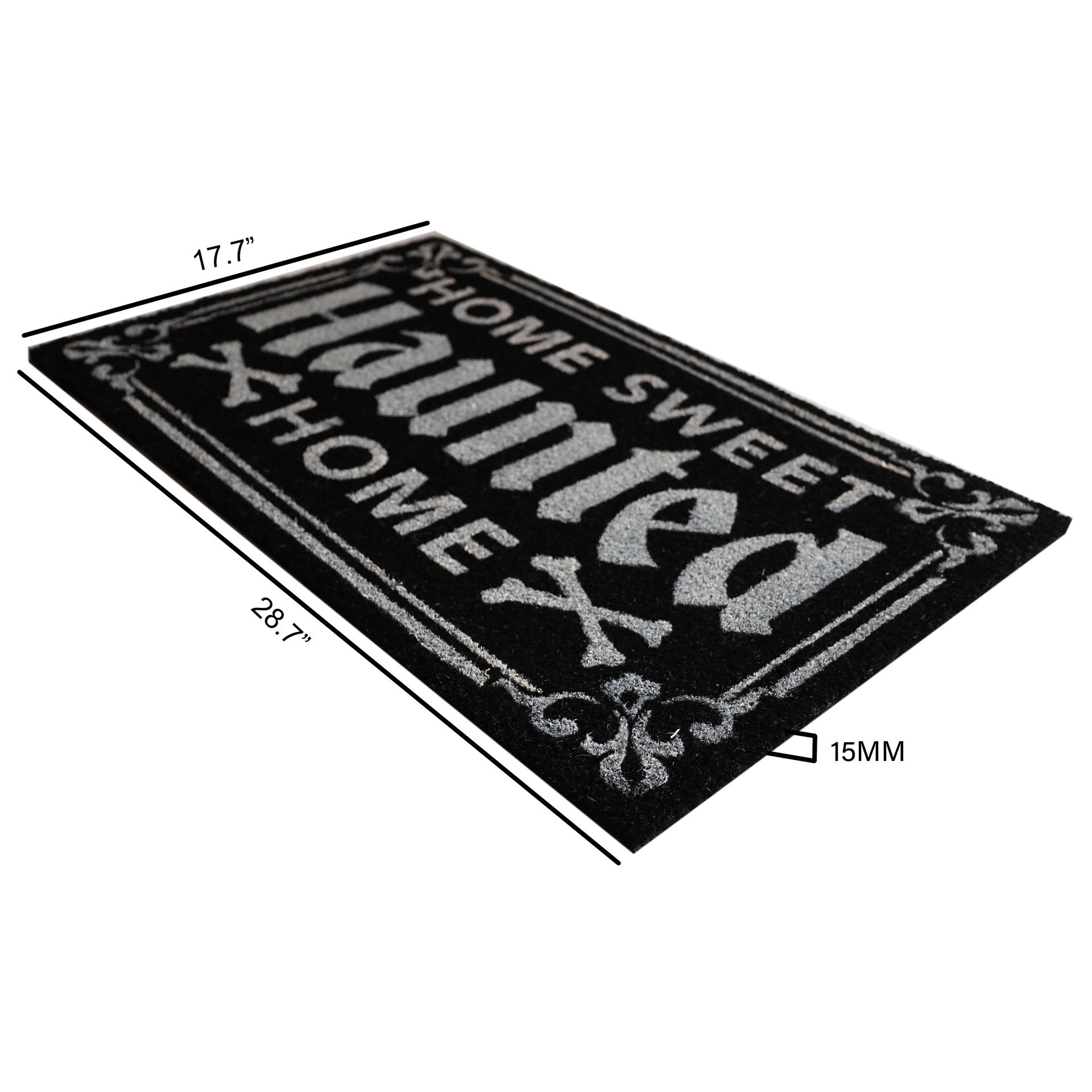 slide 4 of 4, Home Sweet Haunted Home Doormat By Ashland, 18 in x 29 in