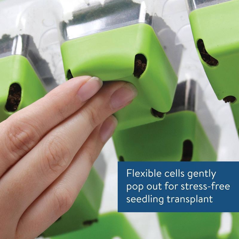 slide 3 of 7, Burpee Superseed Pop-Out Reusable Seed Starting Tray, 1 ct