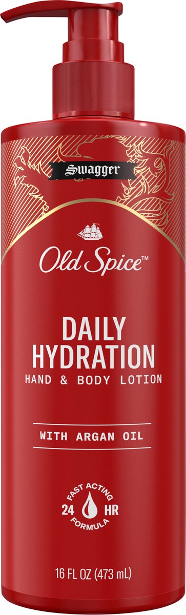 slide 3 of 3, Old Spice Daily Hydration Hand & Body Lotion for Men, Swagger with Argon Oil, 16.0 FL OZ, 16 fl oz