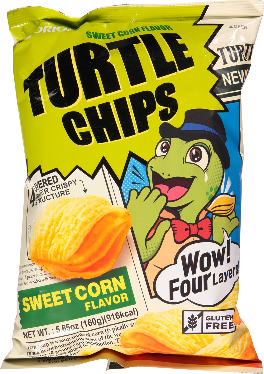 slide 6 of 14, Orion Sweet Corn Flavor Turtle Chips 5.65 oz, 1 ct