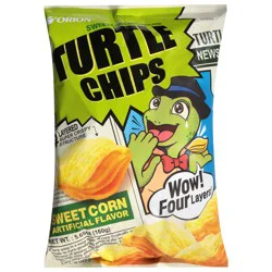 Orion Sweet Corn Artificial Flavor Turtle Chips 5.65 oz