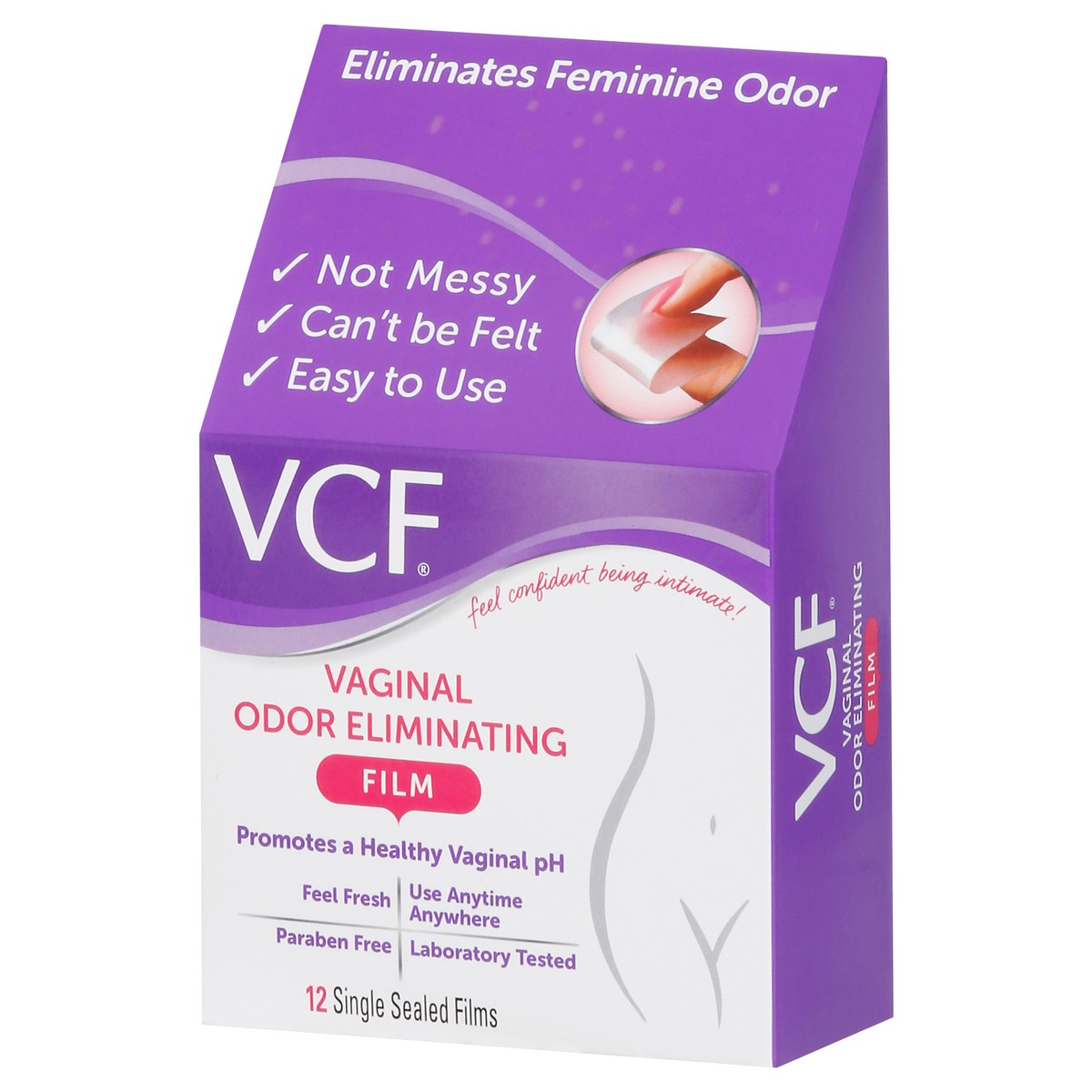 slide 3 of 13, VCF Vaginal Odor Eliminating Films 12 ea, 12 ct