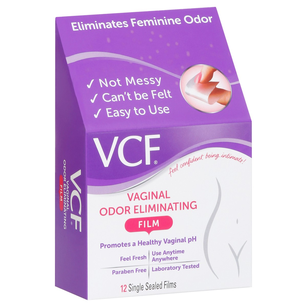 slide 7 of 13, VCF Vaginal Odor Eliminating Films 12 ea, 12 ct