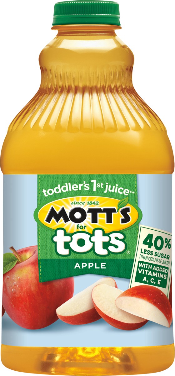 slide 1 of 6, Mott's For Tots Apple Juice Beverage 64 oz, 64 ct