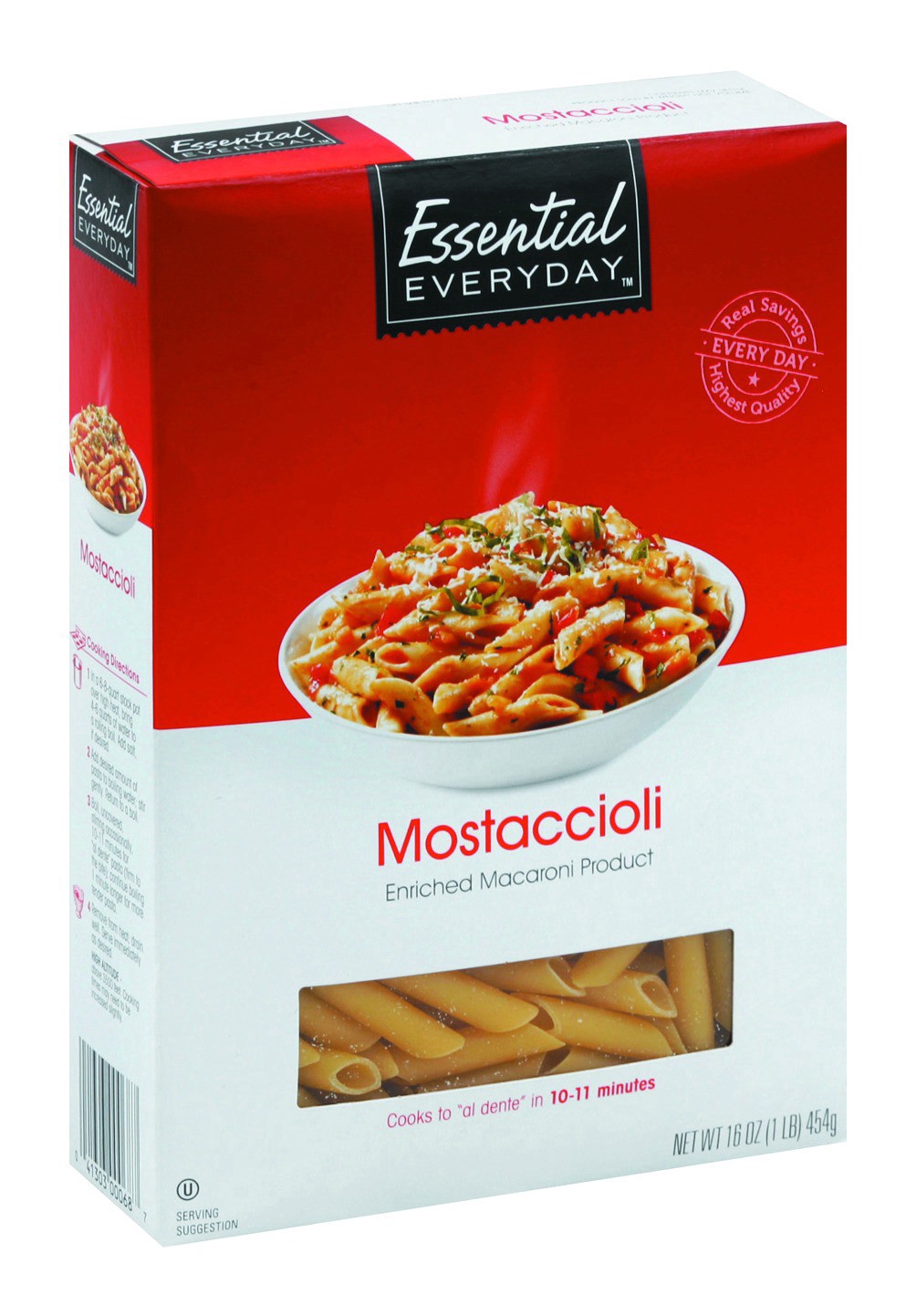 slide 1 of 1, Essential Everyday Mostaccioli, 16 Ounce, 16 oz