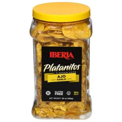 Iberia Platanitos Garlic Plantain Chips 20 oz
