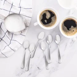 Hy-Vee Seasons Simplicity Satin Coffee Spoons, Set Of 6