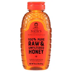 Nature Nate's Nature Nate’s 100% Pure, Raw & Unfiltered Honey, 16oz