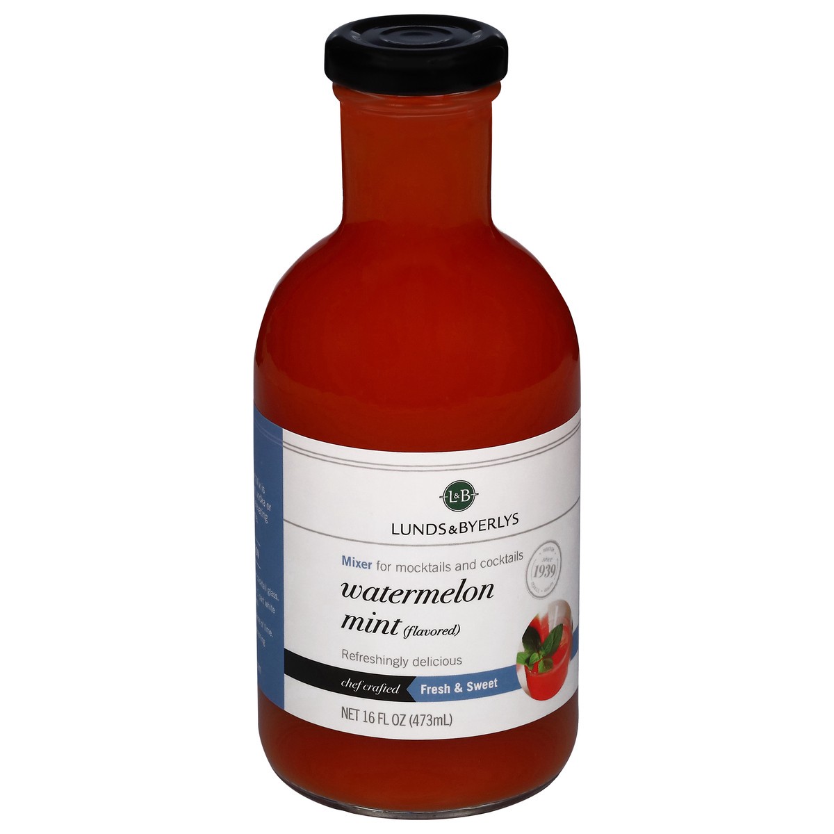 slide 6 of 13, Lunds & Byerlys Watermelon Mint Mixer 16 fl oz, 16 fl oz