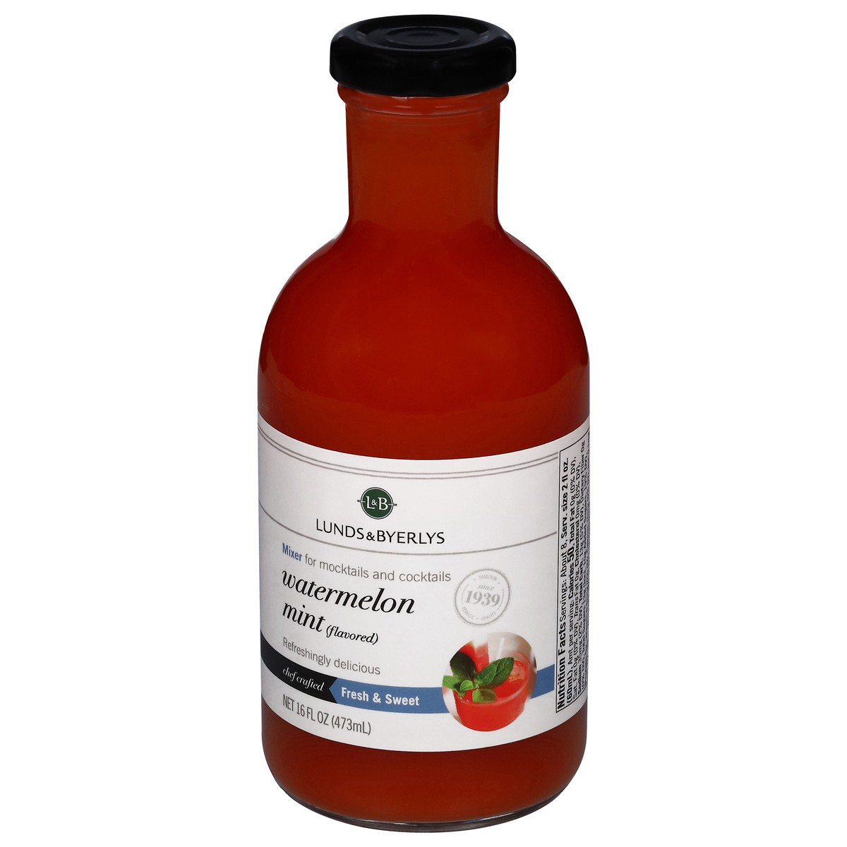 slide 7 of 13, Lunds & Byerlys Watermelon Mint Mixer 16 fl oz, 16 fl oz