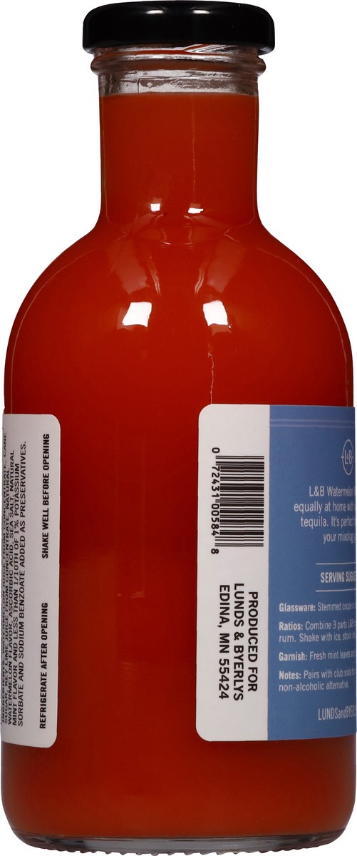 slide 13 of 13, Lunds & Byerlys Watermelon Mint Mixer 16 fl oz, 16 fl oz