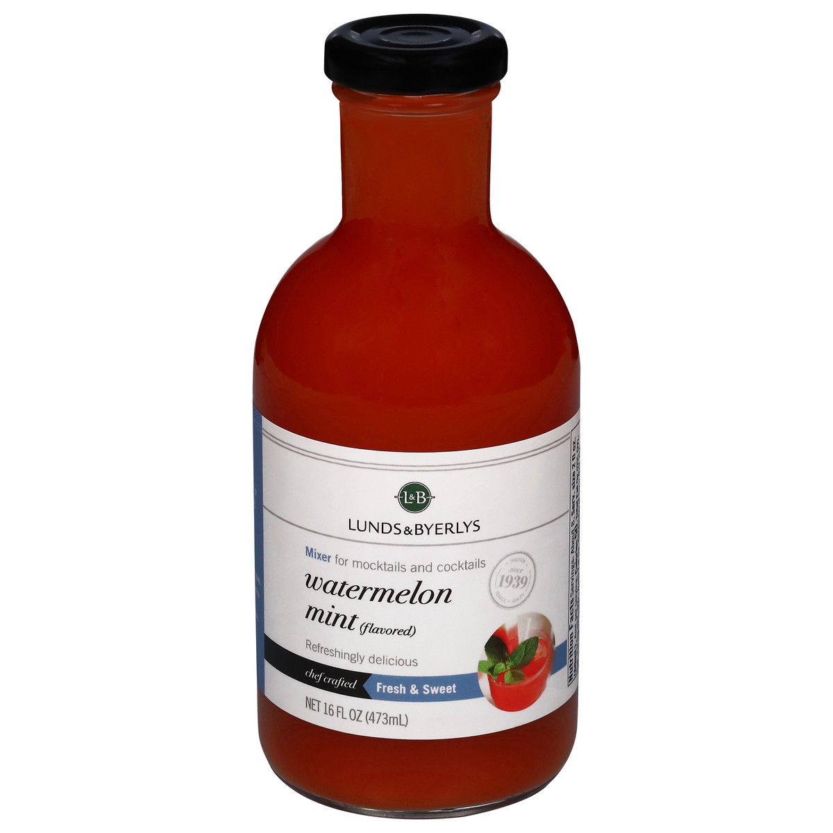 slide 1 of 13, Lunds & Byerlys Watermelon Mint Mixer 16 fl oz, 16 fl oz